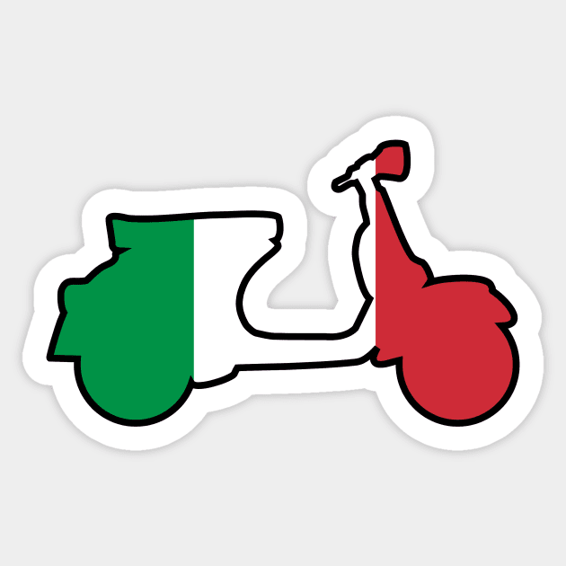 Italy Scooter Sticker by Skatee